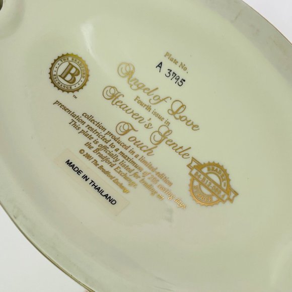 Vintage Bradford Exchange Angel Of Love Heaven’s Gentle Touch 2001 No. A3795 - Picture 4 of 7